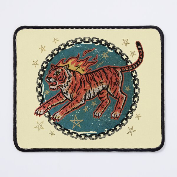 Item preview, Mystical Fire Tiger – Vintage Distressed Celestial designed and sold by Imaginationbeyond.