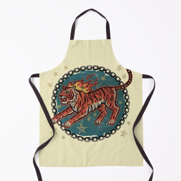 Item preview, Mystical Fire Tiger – Vintage Distressed Celestial designed and sold by Imaginationbeyond.