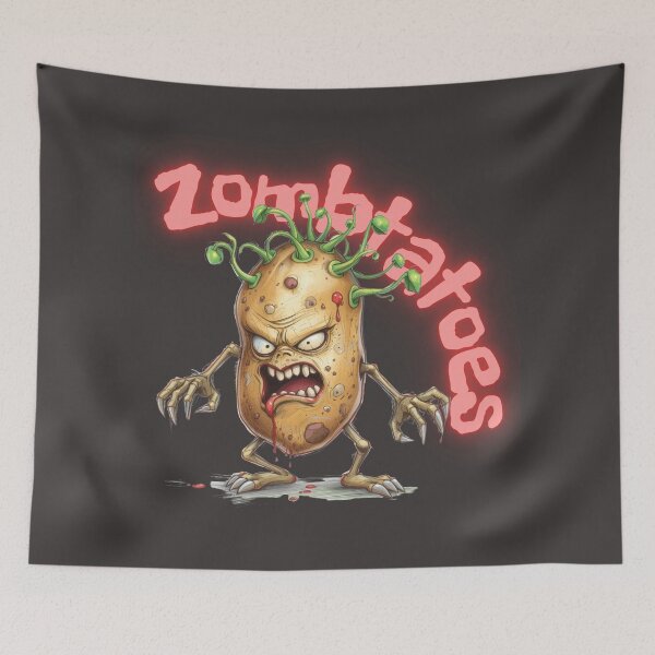 Item preview, Zombtatoes – Funny Zombie Potato Pun Halloween Design designed and sold by dotitoko.