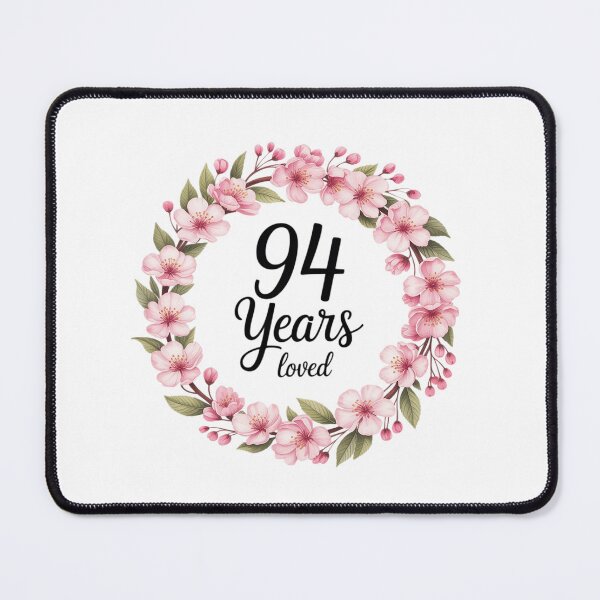 Item preview, Floral 94 Years Old 94th Birthday Women 94 Years Loved designed and sold by procionartss.