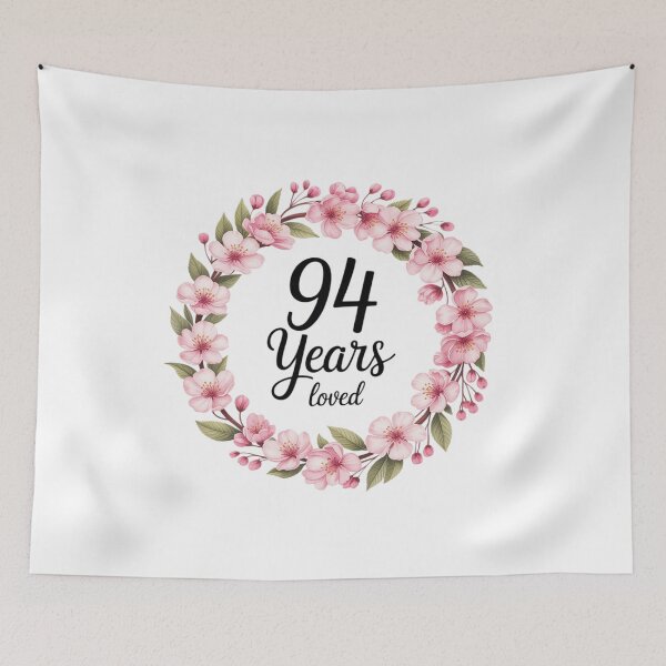 Item preview, Floral 94 Years Old 94th Birthday Women 94 Years Loved designed and sold by procionartss.