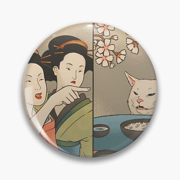 Item preview, Japanese Woman Yells At Cat Meme designed and sold by SibylaCarignan.