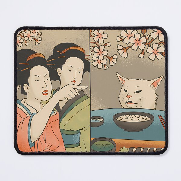 Item preview, Japanese Woman Yells At Cat Meme designed and sold by SibylaCarignan.