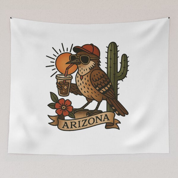 Item preview, Arizona Roadrunner Vintage Shirt | Desert Southwest State Pride | Nifty Fifty Collection designed and sold by Zippitydodads.