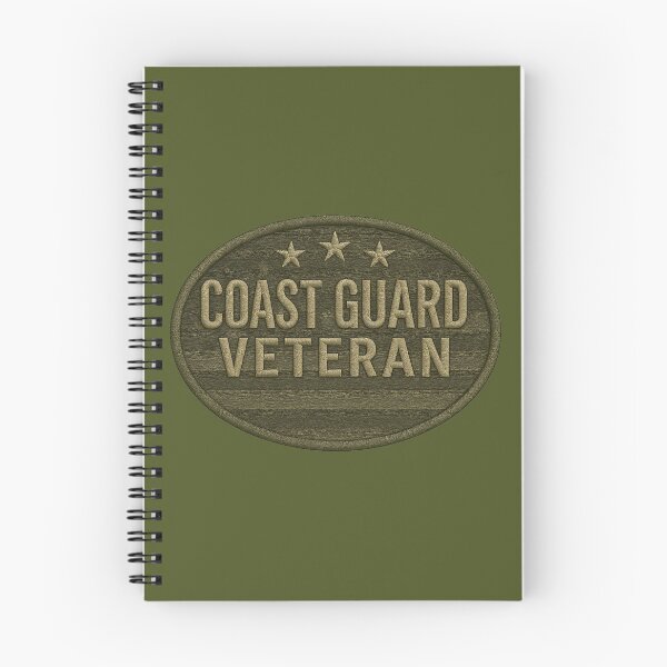 Item preview, COAST GUARD VETERAN Tactical Embroidered Patch – Dead Earth Military Design designed and sold by getpressedshirt.