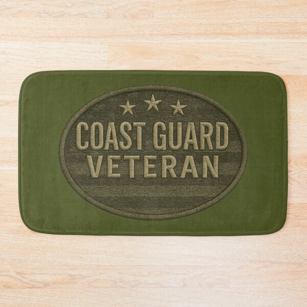 Item preview, COAST GUARD VETERAN Tactical Embroidered Patch – Dead Earth Military Design designed and sold by getpressedshirt.