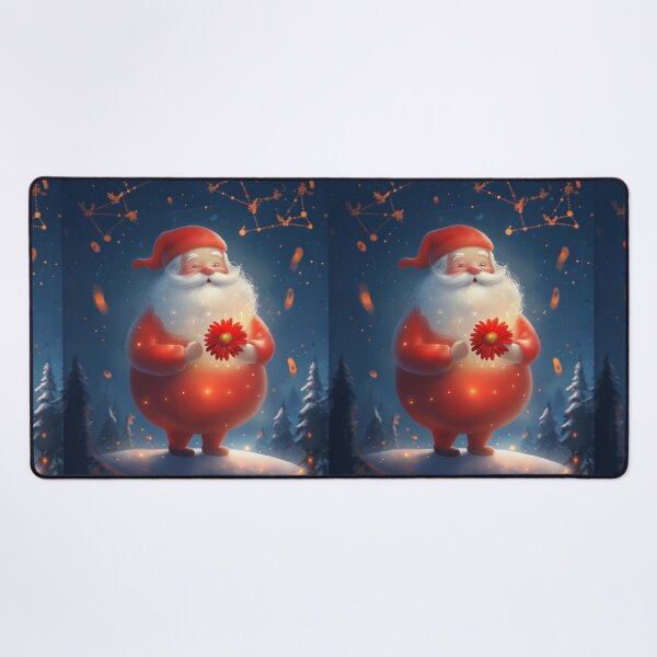 Item preview, santa in the snow designed and sold by Lizzilzil.