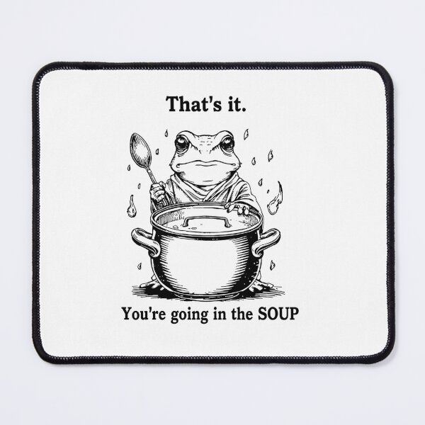 Item preview, Funny Frog Chef Cooking in a Pot designed and sold by idtecss.