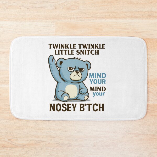 Item preview, Funny Angry Bear Quote – Twinkle Twinkle Little Snitch Meme designed and sold by graphicnew.