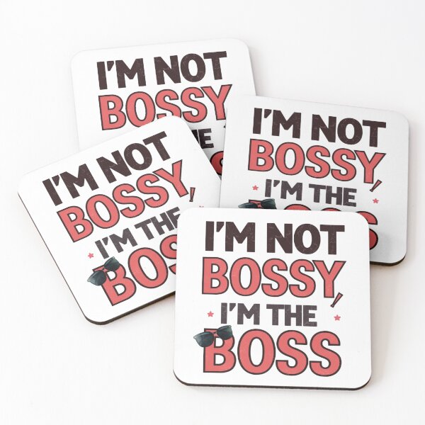 Item preview, Bossy and boss – Funny Giftful Work Humor designed and sold by Happyhoo1.