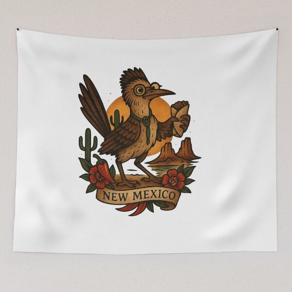 Item preview, New Mexico Roadrunner Vintage Shirt | Southwest State Pride | Nifty Fifty Collection designed and sold by Zippitydodads.