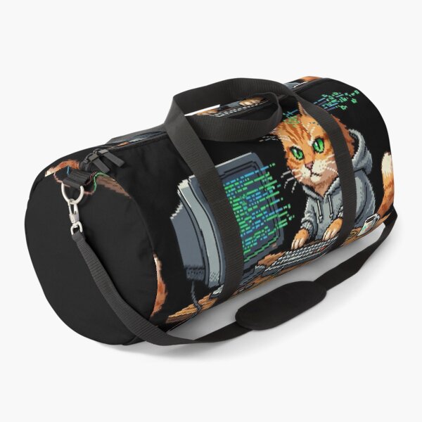 Item preview, Hacker Cat Pixel Art – Retro Tech designed and sold by Whisky1111.