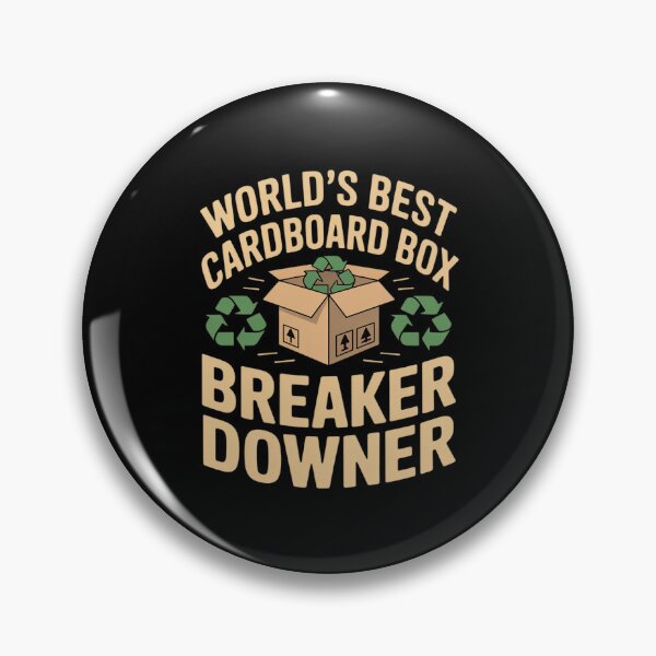 Item preview, Funny Cardboard Box Breaker Downer Sarcastic Recycling Hero designed and sold by itsnothatweird.