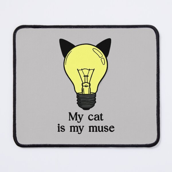 Item preview, My Cat Is My Muse designed and sold by MannyShop.
