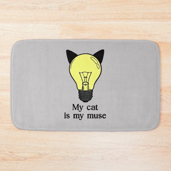Item preview, My Cat Is My Muse designed and sold by MannyShop.