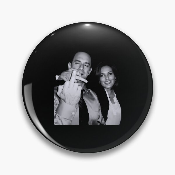 Item preview, Elliot Stabler And Olivia Benson Actors And Musicians Giving The Middle Finger Meme designed and sold by BerryZiemann.