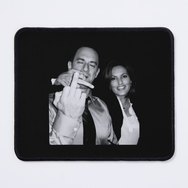 Item preview, Elliot Stabler And Olivia Benson Actors And Musicians Giving The Middle Finger Meme designed and sold by BerryZiemann.