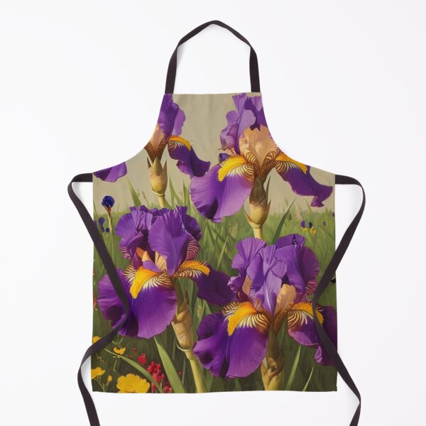 Item preview, VIBRANT IRISES AI CHANGED FROM MY ORIGINAL PHOTO designed and sold by Lizzilzil.