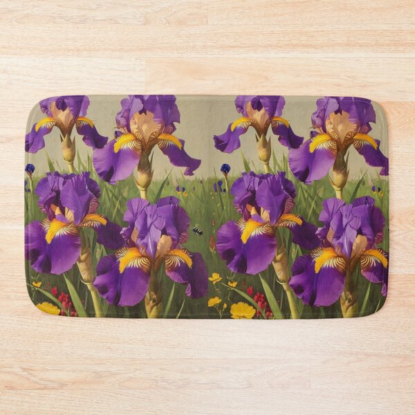Item preview, VIBRANT IRISES AI CHANGED FROM MY ORIGINAL PHOTO designed and sold by Lizzilzil.