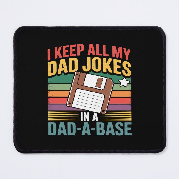 Item preview, Funny dad jokes in dad-a-base vintage for father's day Mens designed and sold by itsnothatweird.