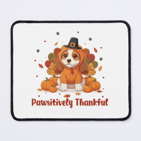 Item preview, Pawsitively Thankful American Foxhound Thanksgiving Cute Fall designed and sold by The Real Life Symphony.