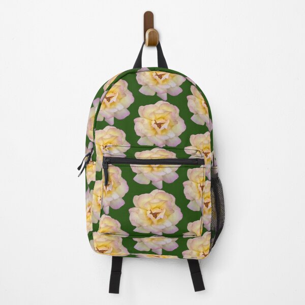 Item preview, yellow and pink rose with green background designed and sold by Lizzilzil.