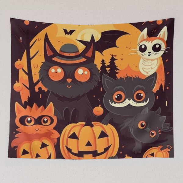 Item preview, Spooky Halloween Animal Theme | Cute and Creepy Creatures Design designed and sold by Ani-24.