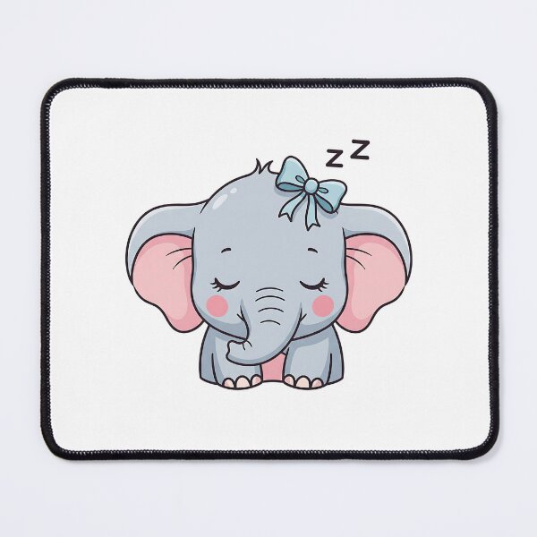 Item preview, Cute Sleeping Elephant Baby designed and sold by SiestaSafari.