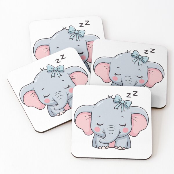 Item preview, Cute Sleeping Elephant Baby designed and sold by SiestaSafari.