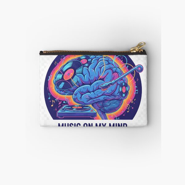Item preview, Music On My Mind: Brain & Vinyl Fusion Art designed and sold by magafadu.