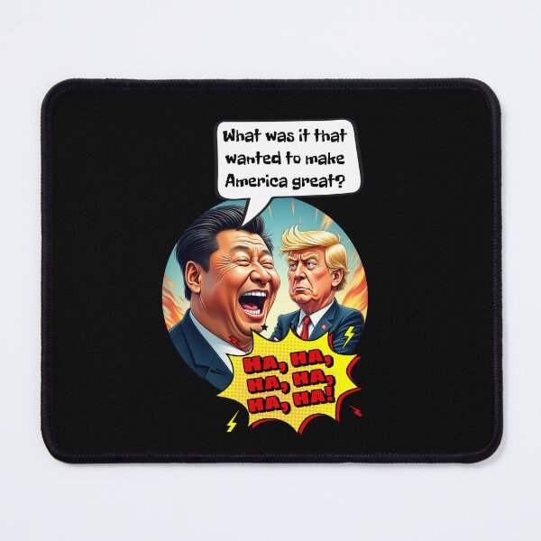 Item preview, What Was That? - Trump and Xi Jinping Satire designed and sold by DibuHumor.