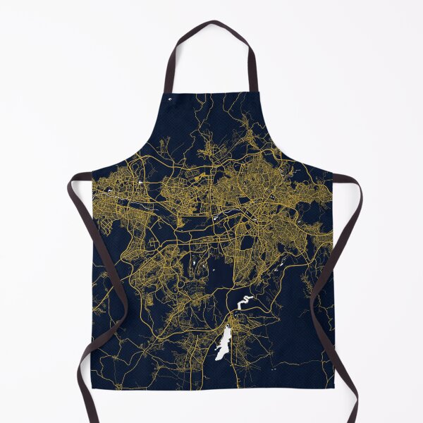 Item preview, Ankara City Map of Turkey - Gold Art Deco designed and sold by deMAP.