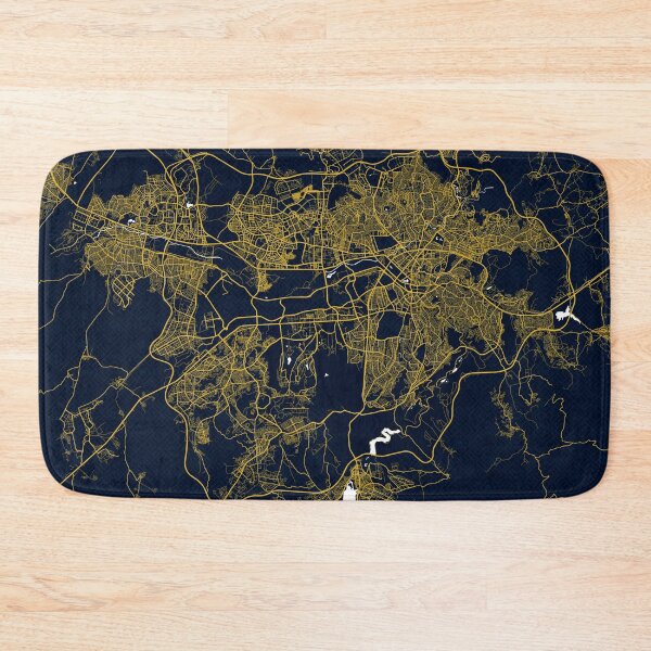 Item preview, Ankara City Map of Turkey - Gold Art Deco designed and sold by deMAP.