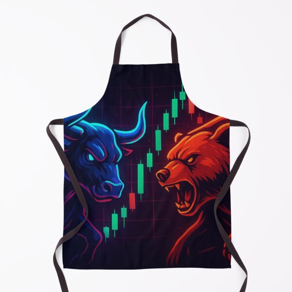 Item preview, Neon Finance: Bull Market vs. Bear Market designed and sold by CadDesignerr.
