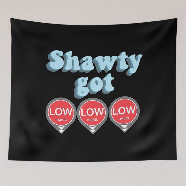 Item preview, Shawty Got Low Low Low - Blue designed and sold by JaceWehner.