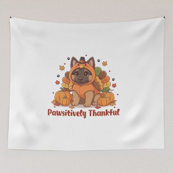 Item preview, Pawsitively Thankful Belgian Tervuren Thanksgiving Cute Fall designed and sold by The Real Life Symphony.