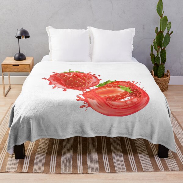 Item preview, Fresh Strawberry Splash Sweet Berry Design designed and sold by Happyfreedom.