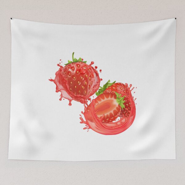 Item preview, Fresh Strawberry Splash Sweet Berry Design designed and sold by Happyfreedom.