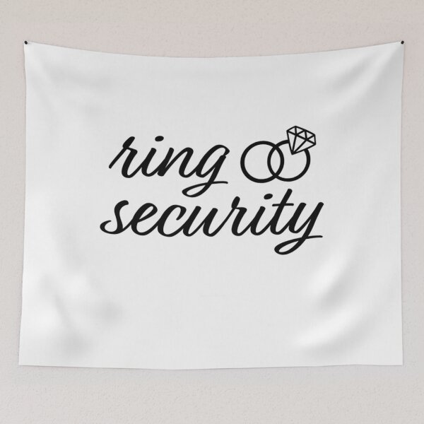 Item preview, Ring Security Ring Bearer Wedding Rings Elegant Wedding Party Sign  	 designed and sold by zqrnzxwnb99.