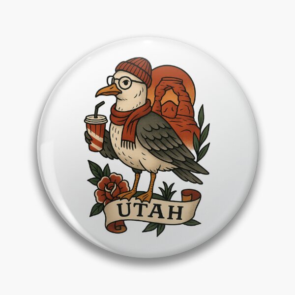 Item preview, Utah Seagull Vintage Shirt | Beehive State Pride | Nifty Fifty Collection designed and sold by Zippitydodads.
