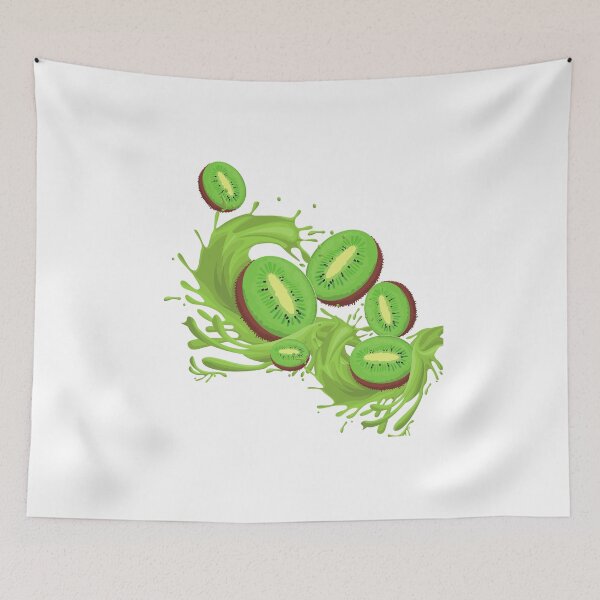 Item preview, Juicy Kiwi Strawberry Splash Tropical Fiesta designed and sold by Happyfreedom.