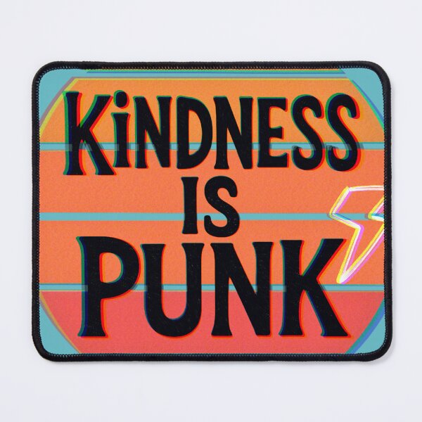 Item preview, Kindness is punk glitch designed and sold by Nikki-Tee.