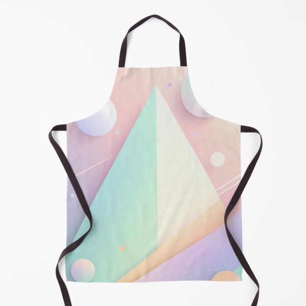 Item preview, Soft pastel geometric pyramid with floating spheres and dreamy gradient shapes in modern abstract minimal design designed and sold by Mimoshi ⭐⭐⭐⭐⭐.