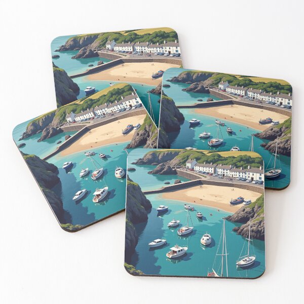 Item preview, Port Isaac Travel Poster, Perfect Gift for Travel Enthusiasts, Vintage Style Wall Art, England art for home decor, Port Isaac print. Sticker designed and sold by Thegalleryshop1.