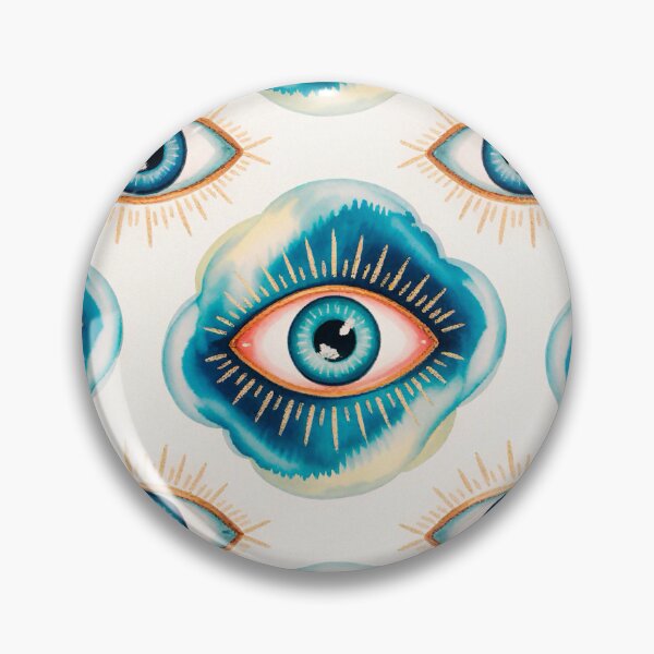 Item preview, Evil eye design with gold detail  designed and sold by Nikki-Tee.