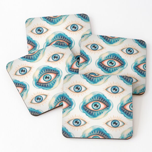 Item preview, Evil eye design with gold detail  designed and sold by Nikki-Tee.