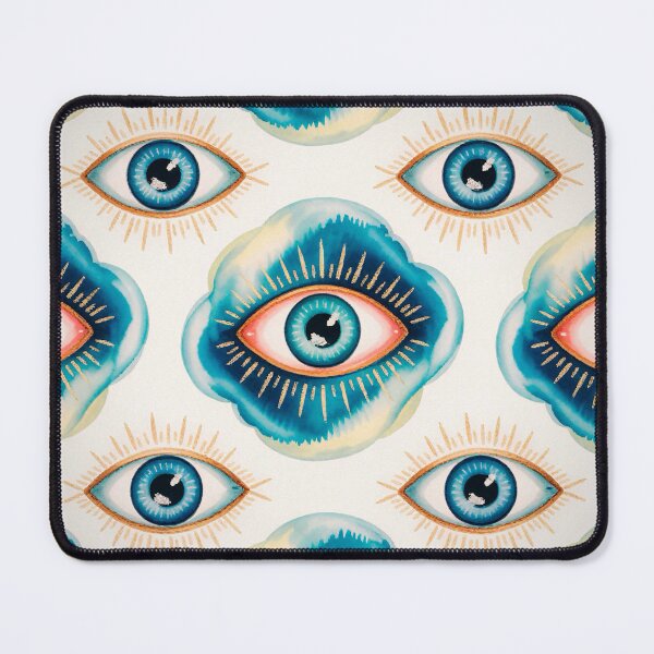 Item preview, Evil eye design with gold detail designed and sold by Nikki-Tee.