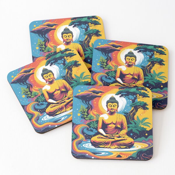 Item preview, Cosmic Enlightenment: Buddha in the Vortex of Creation designed and sold by UrvashiStudio.