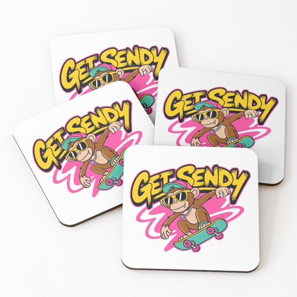 Item preview, Get Sendy Monkey Skateboarding Retro Street Style designed and sold by MonkiFlipp.