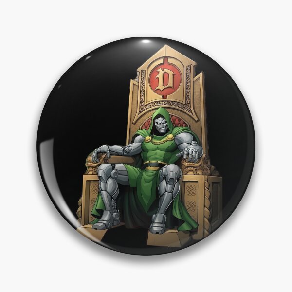 Aperçu de l'œuvre Dr Doom sur son trône créée et vendue par CasaraLarson.